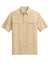 Port Authority W961 UV Daybreak Short Sleeve Button Down Shirt Oat Flat Front