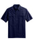 Port Authority W961 UV Daybreak Short Sleeve Button Down Shirt True Navy Blue Flat Front