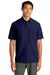 Port Authority W961 UV Daybreak Short Sleeve Button Down Shirt True Navy Blue Front