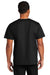 Wonderwink WW3160 WorkFlex Short Sleeve V-Neck Shirt w/ Pocket Black Back