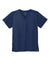 Wonderwink WW3160 WorkFlex Short Sleeve V-Neck Shirt w/ Pocket Navy Blue Flat Front