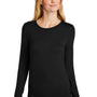 Wonderwink Womens Long Sleeve Crewneck Layer T-Shirt - Black