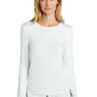 Wonderwink Womens Long Sleeve Crewneck Layer T-Shirt - White