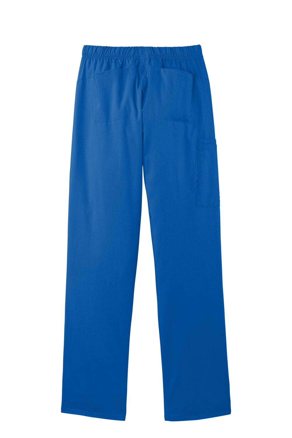 Wonderwink WW4158 Premiere Flex Cargo Pants w/ Pockets Royal Blue Flat Back