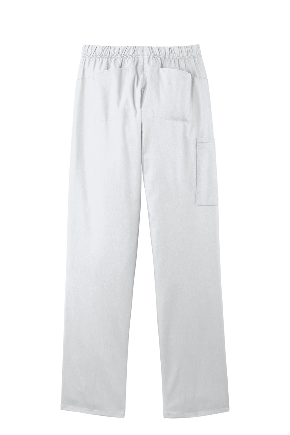 Wonderwink WW4158 Premiere Flex Cargo Pants w/ Pockets White Flat Back