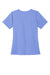 Wonderwink WW4168 Premiere Flex Short Sleeve V-Neck Shirt w/ Pockets Ceil Blue Flat Back