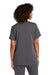 Wonderwink WW4168 Premiere Flex Short Sleeve V-Neck Shirt w/ Pockets Pewter Grey Back