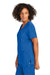 Wonderwink WW4168 Premiere Flex Short Sleeve V-Neck Shirt w/ Pockets Royal Blue Side