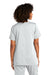 Wonderwink WW4168 Premiere Flex Short Sleeve V-Neck Shirt w/ Pockets White Back
