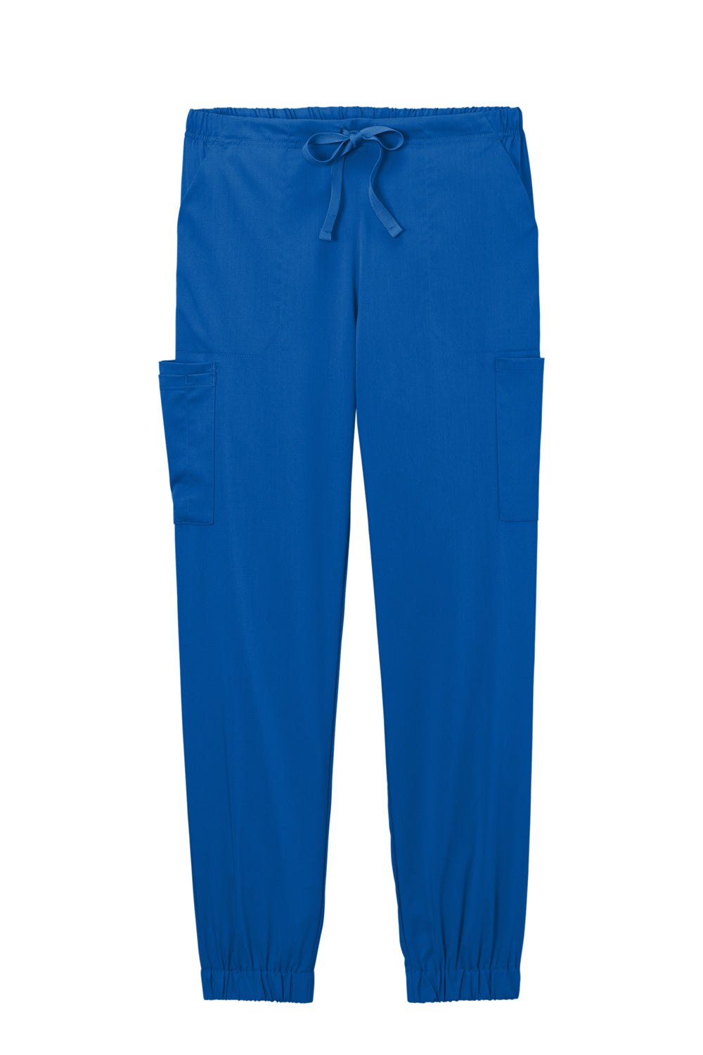 Wonderwink WW4258 Premiere Flex Jogger Pants w/ Pockets Royal Blue Flat Front