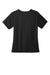 Wonderwink WW4560 WorkFlex Short Sleeve V-Neck Shirt Black Flat Back