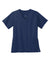 Wonderwink WW4560 WorkFlex Short Sleeve V-Neck Shirt Navy Blue Flat Front