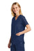 Wonderwink WW4560 WorkFlex Short Sleeve V-Neck Shirt Navy Blue 3Q