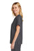 Wonderwink WW4560 WorkFlex Short Sleeve V-Neck Shirt Pewter Grey Side