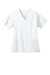 Wonderwink WW4560 WorkFlex Short Sleeve V-Neck Shirt White Flat Front