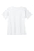 Wonderwink WW4760 WorkFlex Short Sleeve V-Neck Mock Wrap Shirt White Flat Back