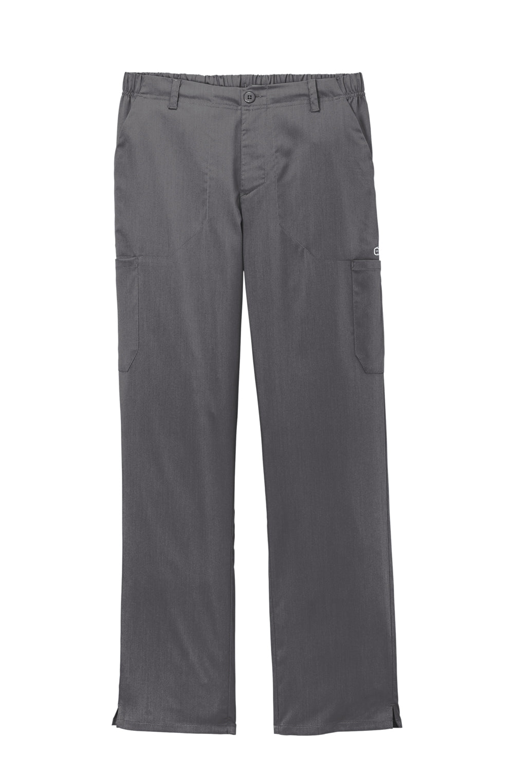 Wonderwink WW5058 Premiere Flex Cargo Pants Pewter Grey Flat Front