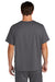 Wonderwink WW5068 Premiere Flex Short Sleeve V-Neck Shirt Pewter Grey Back