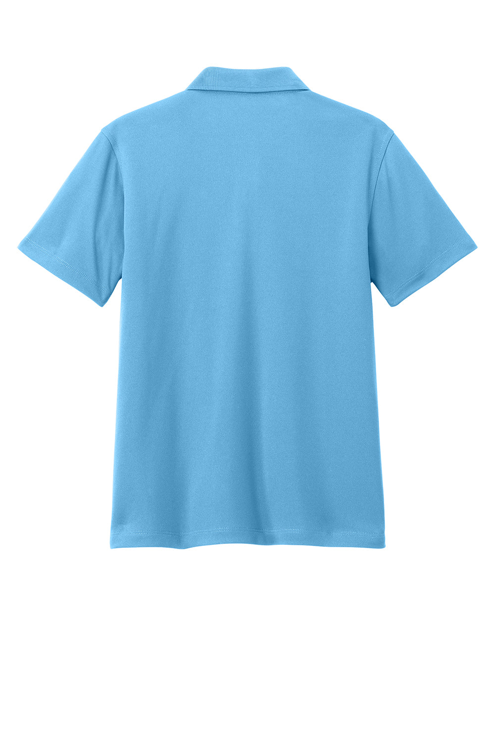 Port Authority Y110 Youth Dry Zone Moisture Wicking Short Sleeve Polo Shirt Carolina Blue Flat Back
