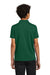 Port Authority Y110 Youth Dry Zone Moisture Wicking Short Sleeve Polo Shirt Deep Forest Green Back
