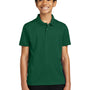 Port Authority Youth Dry Zone Moisture Wicking Short Sleeve Polo Shirt - Deep Forest Green