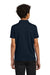 Port Authority Y110 Youth Dry Zone Moisture Wicking Short Sleeve Polo Shirt River Navy Blue Back