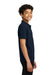 Port Authority Y110 Youth Dry Zone Moisture Wicking Short Sleeve Polo Shirt River Navy Blue Side