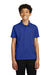 Port Authority Y110 Youth Dry Zone Moisture Wicking Short Sleeve Polo Shirt True Royal Blue Front