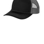 Port Authority Youth Snapback Trucker Hat - Black/Steel Grey