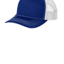 Port Authority Youth Snapback Trucker Hat - Patriot Blue/White