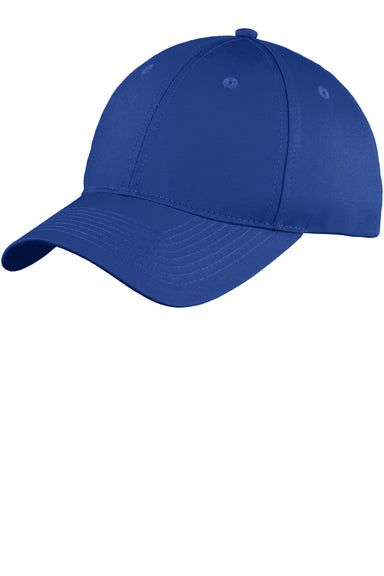 Port & Company YC914 Unstructured Twill Hat Royal Blue Front