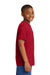 Sport-Tek YST350 Youth Competitor Moisture Wicking Short Sleeve Crewneck T-Shirt Deep Red SIde