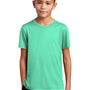 Sport-Tek Youth Moisture Wicking Short Sleeve Crewneck T-Shirt - Bright Seafoam Green