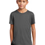 Sport-Tek Youth Moisture Wicking Short Sleeve Crewneck T-Shirt - Dark Smoke Grey