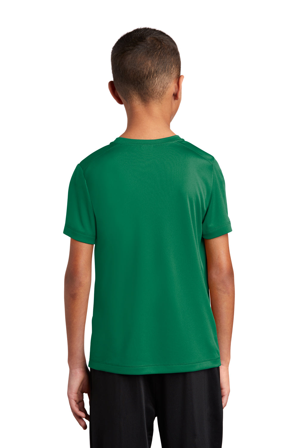 Sport-Tek Youth Short Sleeve Crewneck T-Shirt Kelly Green Side