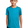 Sport-Tek Youth Moisture Wicking Short Sleeve Crewneck T-Shirt - Sapphire Blue