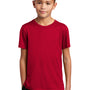 Sport-Tek Youth Moisture Wicking Short Sleeve Crewneck T-Shirt - True Red