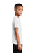 Sport-Tek Youth Short Sleeve Crewneck T-Shirt White Side