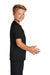 Sport-Tek Youth Rashguard Short Sleeve Crewneck T-Shirt Black Side