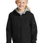 Sport-Tek Youth Waterproof Insulated Full Zip Hooded Jacket - Black