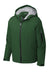 Sport-Tek YST56 Waterproof Insulated Full Zip Hooded Jacket Forest Green Flat Front
