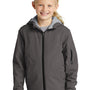 Sport-Tek Youth Waterproof Insulated Full Zip Hooded Jacket - Graphite Grey