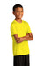 Sport-Tek YST720 Re-Compete PosiCharge Short Sleeve Crewneck T-Shirt Neon Yellow 3Q