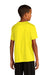 Sport-Tek YST720 Re-Compete PosiCharge Short Sleeve Crewneck T-Shirt Neon Yellow Back