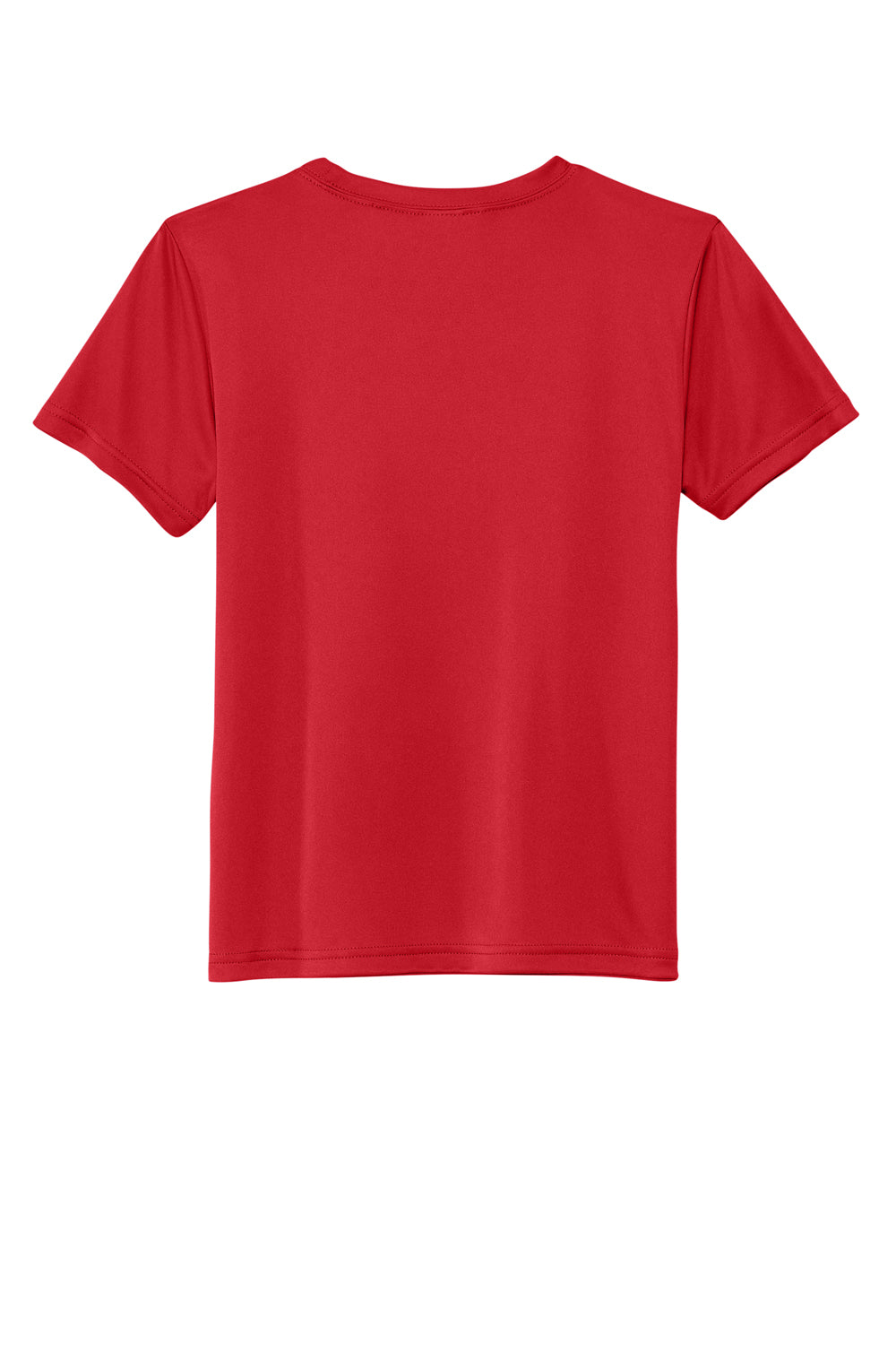 Sport-Tek YST720 Re-Compete PosiCharge Short Sleeve Crewneck T-Shirt True Red Flat Back