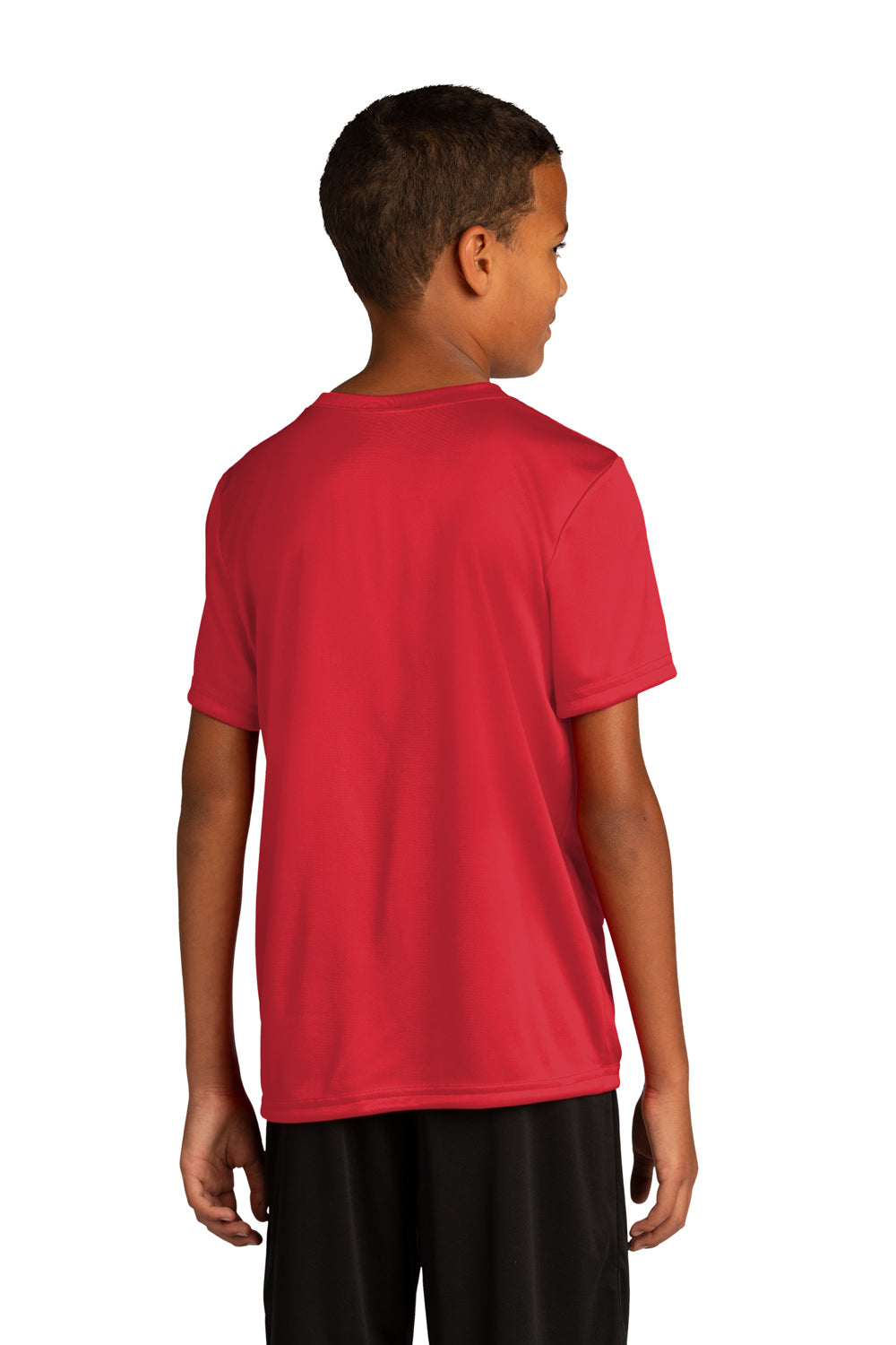 Sport-Tek YST720 Re-Compete PosiCharge Short Sleeve Crewneck T-Shirt True Red Back