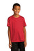 Sport-Tek YST720 Re-Compete PosiCharge Short Sleeve Crewneck T-Shirt True Red Front