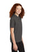 Sport-Tek YST740 Youth UV Micropique Short Sleeve Polo Shirt Graphite Grey Side