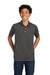 Sport-Tek YST740 Youth UV Micropique Short Sleeve Polo Shirt Graphite Grey 3Q
