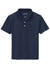 Sport-Tek YST740 Youth UV Micropique Short Sleeve Polo Shirt True Navy Blue Flat Front